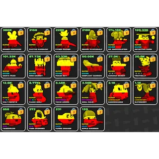 all superhero fruits