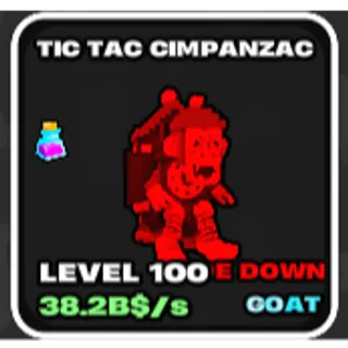 TIC TAC UPSIDE DOWN 1 POTION LVL 100