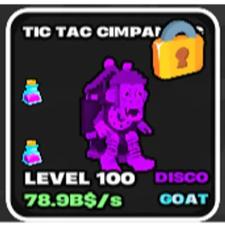 TIC TAC DISCO 2 POTION LVL 100