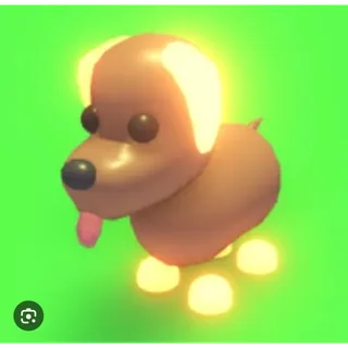 neon chocolate dog