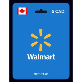 walmart.ca CANADA eGift Card CAD $5.00 - [Digital Code] *(ONLY CANADA) *Automatic delivery!