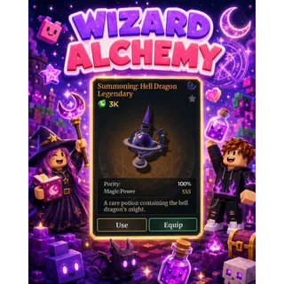 Hell Dragon Potion SSS - Wizard Alchemy