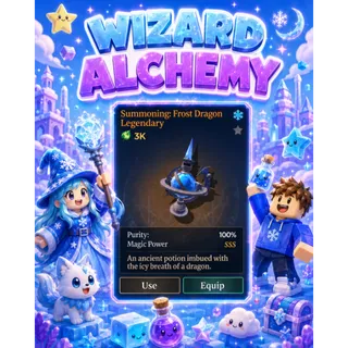 Frost Dragon Potion SSS - Wizard Alchemy