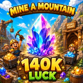 140K LUCK CRYSTAL - MINE A MOUNTAIN