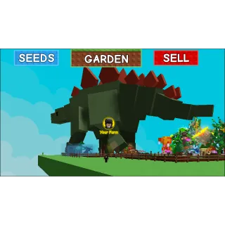 GROW A GARDEN / Huge Mega Stegosaurus Huge Stegosaurus (MEGA Mutation + 83KGS @ AGE 100)  / NOT DUPE 