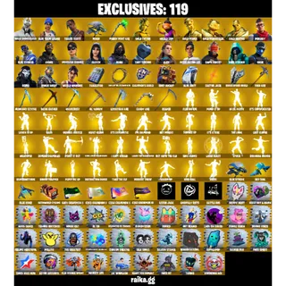 [PC/PSN/XBOX] 549 skins | Travis Scott | RSK | Minty | Zombie Shambles | Crazy RARE Emotes | Clean Combos