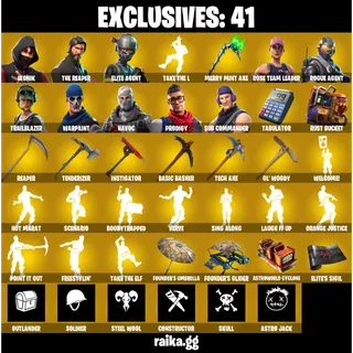 [PC/PSN/XBOX] 150 skins |Ikonik |Minty Axe | Trailblazer| Clean Combos | Rare Emotes | Email Changeable