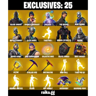 [PC] 162 skins | Black Knight | Sparkle Specialist | Galaxy | The Reaper | Blue Squire | Royale Knight |