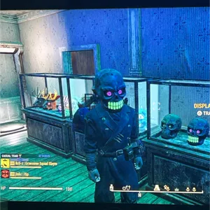 Glowing Bone Head Mask