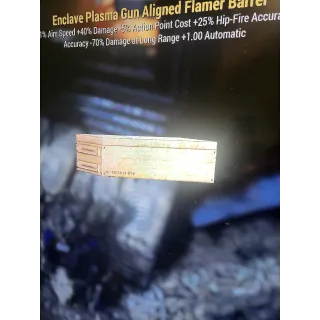 Enclave Aligned Flamer Barrel