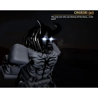 AOTR| ONIKIRI ATTACK TITAN  COSMETIC