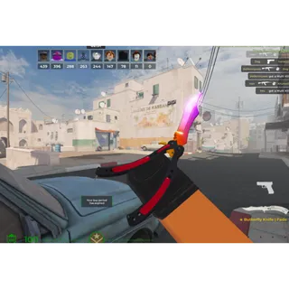 BLOX STRIKE | BUTTERFLY KNIFE FADE