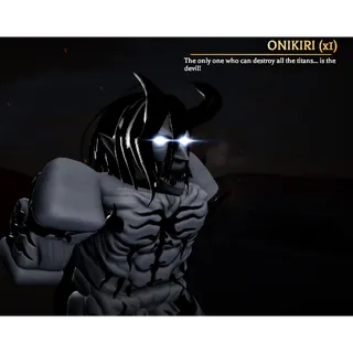 AOTR| ONIKIRI ATTACK TITAN  COSMETIC
