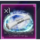 SCROLL OF OVERWHELMING CURSED ENERGY