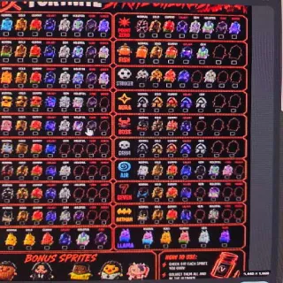 all Sprites In The Game