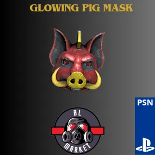 glowing pig mask 