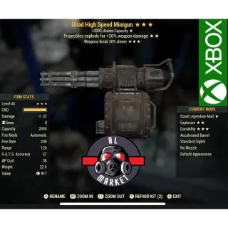 qe 50bs minigun  ⭐️⭐️⭐️[xbox]