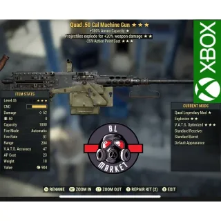 qe25 .50 cal machine ⭐️⭐️⭐️[xbox]