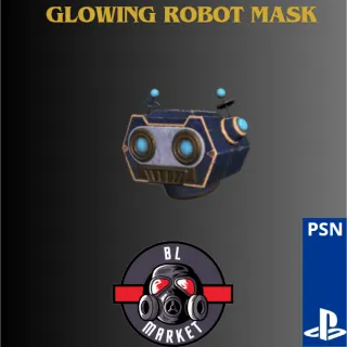 glowing robot mask 