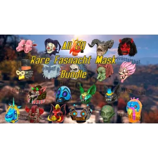 Rare fasnaht masks bundle