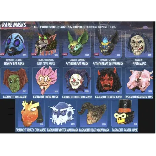 Fasnacht rare mask bundle