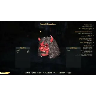 Apparel | Fasnacht Demon Mask