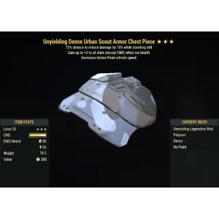 [PC] Unyielding Sentinel Urban Scout Armor Set (5/5 AP Refresh)