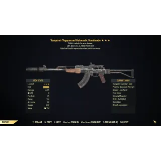 [PC] Vampire's Explosive Handmade (25% less VATS AP cost)