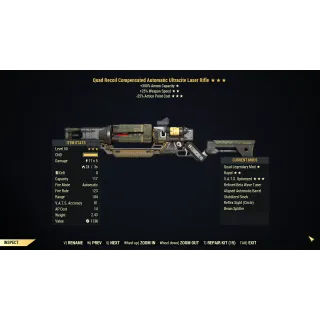 [PC] Quad Ultracite Laser Rifle (+25% Weapon Speed / 25% less VATS AP cost)