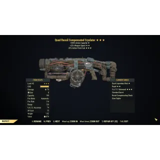 [PC] Quad Cryolator (+25% Weapon Speed / 25% less VATS AP cost)