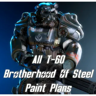 [PC] [PC] All BoS T-60 Power Armor Paint Plans