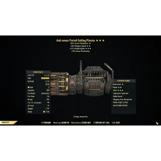 [PC] Anti-armor Gatling Plasma (+25% Weapon Speed / 15% Faster Reload)