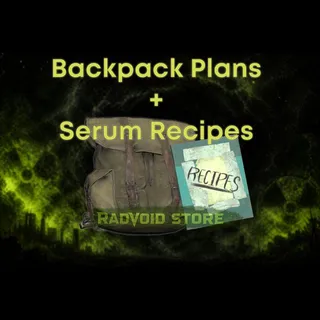 [PC] Backpack Mod Plans + Serum Recipes Bundle