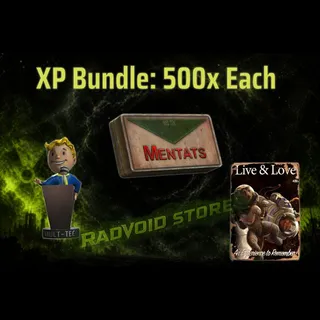 [PC] XP Bundle: 500x Each Leader, Berry Mentats and Live & Love 8