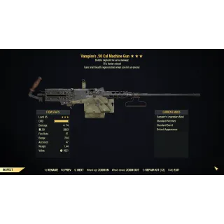 [PC] Vampire's Explosive 50 Cal Machine Gun (15% faster reload)