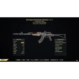 [PC] Quad Handmade (+50% Critical Damage / 25% less VATS AP cost)