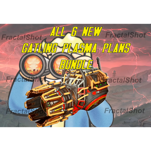 [PC] All 6 New Gatling Plasma Mod Plans - Fallout 76 Game Item - Gameflip