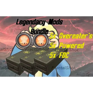 [PC] Legendary Armor Mod Bundle (Overeater's - AP refresh - Food, Drink, and Chem Weights Reduction)