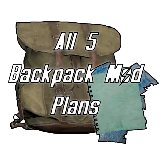 [PC] All 5 Tradeable Backpack Mod Plans