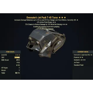 [PC] Overeater's Sentinel T-45 Power Armor Set (5/5 AP refresh)