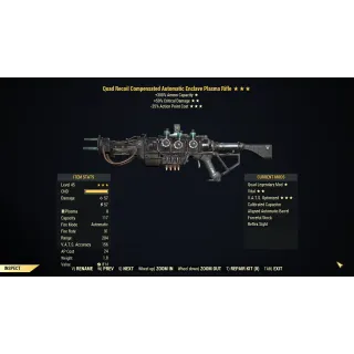 [PC] Quad Enclave Plasma Rifle (+50% Critical Damage / 25% less VATS AP cost)