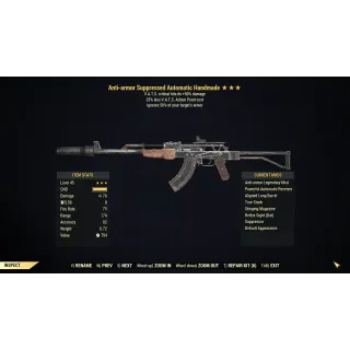 [PC] Anti-armor Handmade (+50% Critical Damage / 25% less VATS AP cost)