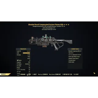 [PC] Bloodied Enclave Plasma Rifle (+50% Critical Damage / 25% less VATS AP cost)