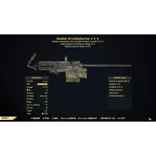 [PC] Bloodied Explosive 50 Cal Machine Gun (Breaks 50% slower (Durability))