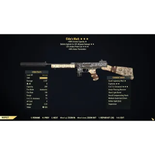 [PC] Quad Explosive Elder's Mark (25% less VATS AP cost)