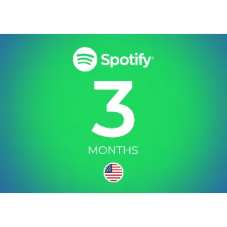 3 Month - Spotify Premium individual plan