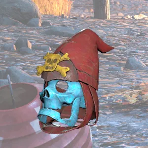 Glowing Skull Mask Fasnacht 2025