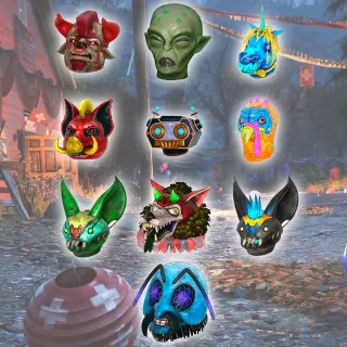 All 10 Masks from Fasnacht 2024 Bundle