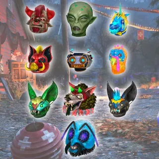 All 10 Masks from Fasnacht 2024 Bundle