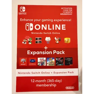 12-Month Nintendo Switch Online + Expansion Pack Membership Code (UK/EU)